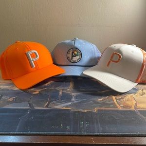 3 NEW/NEVER WORN Golf Puma Hats |  One size fits all